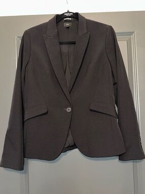 Express Black Single-Button Women's Tailored Blazer